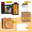 Film Body & Camera Wooden Box