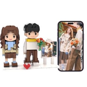Custom LEGO-Style Photo Double Figure